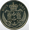 Ниуэ, 1988, 5 $, Теннис, Штефи Граф+ КПД (1 марка)-миниатюра